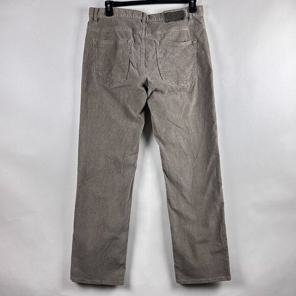 Calvin Klein Jeans Gray Corduroy Cotton Elastane Size 34 - Picture 10 of 12